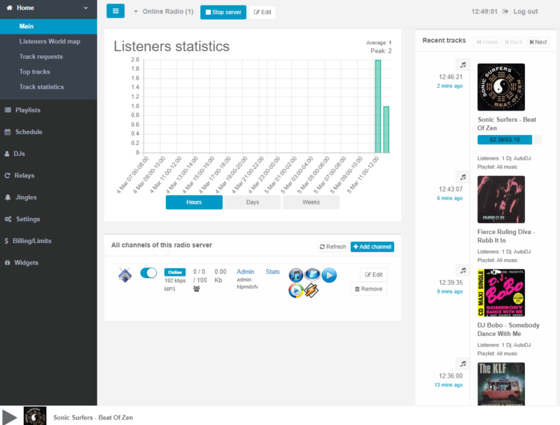 EverestCast hosting voor online radiostations